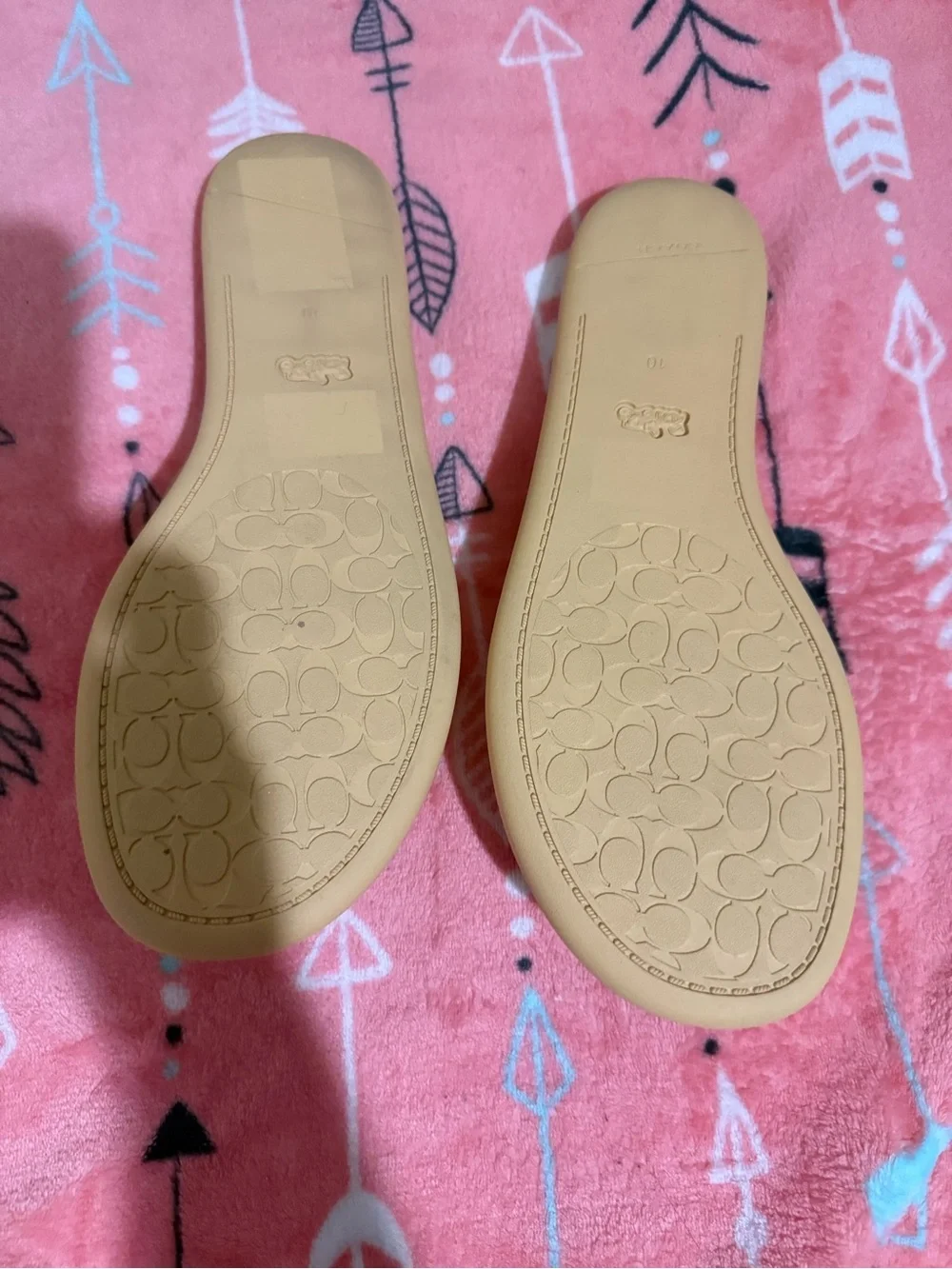 COACH Jelly Rubber Flip Flop Sandals